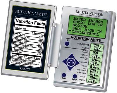 Excalibur 469-N Nutrition Master, Electronic Nutrition Fact Information and Diet Aid (Excalibur  469, 469N, 469) 