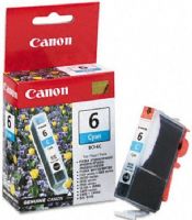 Canon 4706A003 model BCI-6C Cyan Ink Tank, Inkjet Print Technology, Cyan Print Color, 280 Pages Duty Cycle, New Genuine Original OEM Canon, For use with Canon Printers BJC-8200, i9100, i950, S800, S820, S820D, S830D, S900, S9000, PIXMA iP4000, PIXMA iP4000R, PIXMA iP5000, PIXMA iP6000D, PIXMA iP8500, PIXMA MP750, PIXMA MP760 (4706A003 4706-A003 4706 A003 BCI-6C BCI6C BCI 6C BCI6 BCI 6 BCI 6) 