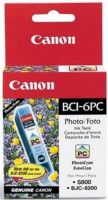 Canon 4709A003 model BCI-6PC Photo Cyan Ink Cartridge, Designed for use with Canon BJC8200, I960, I9100, I9900, PIXMA IP6000, IP6000, S800, S820, S830D, S900, S8200 and S9000 printers, 280 Pages Duty Cycle, New Genuine Original OEM Canon Brand, UPC 750845726282 (4709-A003 4709 A003 BCI 6PC BCI6PC) 