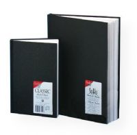 Cachet 471101108 Classic 11 x 8 Black Sketch Book; All-purpose and great for drawing, writing, or doodling; Made of high-quality, 70 lb; neutral pH acid-free paper; Ideal for ink, pencil, markers, or pastels; Bound for durability and covered in black embossed water-resistant cover stock; Shipping Weight 2.00 lbs; Shipping Dimensions 11.00 x 8.00 x 1.00 inches; EAN 9781877824265 (CACHET471101108 CACHET-471101108 CACHET/471101108  SKETCHING DRAWING) 