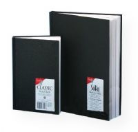 Cachet 471101114 Classic Black 11 x 14 Sketch Book; All-purpose and great for drawing, writing, or doodling; Made of high-quality, 70 lb; neutral pH acid-free paper; Ideal for ink, pencil, markers, or pastels; Bound for durability and covered in black embossed water-resistant cover stock; Shipping Weight 3.00 lbs; Shipping Dimensions 14.00 x 11.00 x 0.25 inches; EAN 9781877824241 (CACHET471101114 CACHET-471101114 SKETCHING DRAWING) 