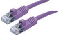 APC American Power Conversion 47127PL-5 CAT5 Enhanced Network Patch Cord Molded Snaglees Purple, 5 feet (1.52 meters) Cord Length, RJ45 Male to RJ45 Male, 568B, 4 Pair, 24AWG, UPC 788597212210 (47127PL5 47127PL 5 47127-PL5) 