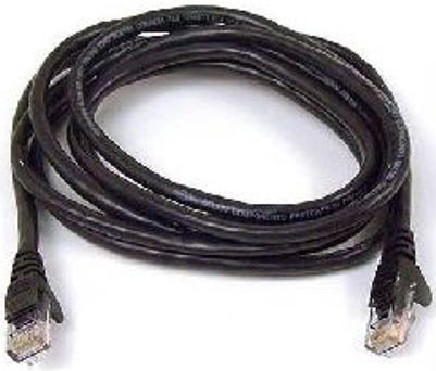 APC American Power Conversion 47251BK-1 CAT6, Up to 550Mhz Network Patch Cord Molded Snaglees Black, RJ45 Male to RJ45 Male, 568B, 4 Pair, 24A, UPC 788597210766 (47251BK1 47251BK 1 47251 BK1)