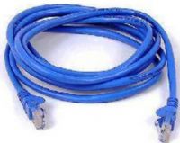 APC American Power Conversion 47251BL-1 CAT6, Up to 550Mhz Network Patch Cord Molded Snaglees Blue, RJ45 Male to RJ45 Male, 568B, 4 Pair, 24A, UPC 788597218687 (47251BL1 47251BL 1 47251 BL1) 