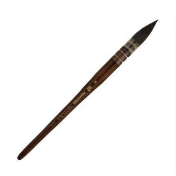 Princeton 4750Q-8 Synthetic Squirrel Watercolor Brush Quill 8; Short handle brushes drink up watercolor delivering oceans of color; Made from soft and thirsty synthetic squirrel hairs; Quill 8; Shipping Dimensions 9.50 x 0.62 x 0.50 inches; Shipping Weight 0.04 lb; UPC 757063475237 (4750Q8 4750Q/8 4750-Q-8 PRINCETON4750Q8 PRINCETON BRUSHES)