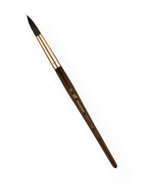 Princeton 4750R-8 Best Neptune Synthetic Squirrel Watercolor Brush Round 8; Short handle brushes drink up watercolor delivering oceans of color; Made from soft and thirsty synthetic squirrel hairs; Round 8; Shipping Weight 0.02 lb; Shipping Dimensions 7.88 x 0.38 x 0.38 in; UPC 757063475848 (PRINCETON4750R8 PRINCETON-4750R8 BEST-NEPTUNE-4750R-8 PRINCETON/4750R/8 4750R8 ARTWORK PAINTING)
