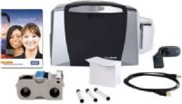 Fargo 47600 Model DTC1000 Card System, Includes DTC1000 Single-Sided Photo ID Printer, Asureid 2009 Solo Software, USB Digital Camera, Full-Color Ribbon Cartridge (250 Images), 100 Ultracar PVC Cards, 1 Pack Of Cleaning Rollers (3 Per Pack), USB Cable And 1 Year Asure ID Protect Plan, Resolution 300 dpi (11.8 dots/mm) continuous tone, UPC 754563476009 (47-600 476-00 DTC-1000 DTC 1000) 