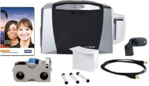 Fargo 47600 Model DTC1000 Card System, Includes DTC1000 Single-Sided Photo ID Printer, Asureid 2009 Solo Software, USB Digital Camera, Full-Color Ribbon Cartridge (250 Images), 100 Ultracar PVC Cards, 1 Pack Of Cleaning Rollers (3 Per Pack), USB Cable And 1 Year Asure ID Protect Plan, Resolution 300 dpi (11.8 dots/mm) continuous tone, UPC 754563476009 (47-600 476-00 DTC-1000 DTC 1000)