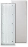Leviton 47605-42W 42" Structured Media Enclosure; White; Positive stops on housing side walls prevent enclosure from falling through studs during installation; One piece white steel unit hold full and half width expansion modules; UPC 078477046104 (4760542W 47605 42W 47605-42W 47605-42W-ENCLOSURE 47605-42W-PANEL MEDIA-47605-42W) 
