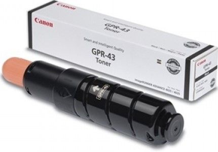 Canon 4792B003AA Model GPR-43 Black Toner Cartridge for use with imageRUNNER ADVANCE 4025, 4035, 4225 and 4235 Printers, Average cartridge yields 34200 standard pages, New Genuine Original OEM Canon Brand, UPC 013803128772 (4792-B003AA 4792B-003AA 4792B003A 4792B003 GPR43 GPR 43 GPR43BK) 