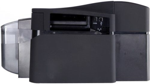 Fargo 48200 Model DTC4000 Single-Sided Card Printer, Resolution 300 dpi (11.8 dots/mm) continuous tone, Up to 16.7 million/256 shades per pixel Colors, 7 seconds per card (K) Print Speed, 32 MB RAM Memory, Up to 100 cards (.030˝/.762 mm) Input Hopper Card Capacity, Dye-Sublimation/Resin Thermal Transfer Print Method, UPC 754563482000 (48-200 482-00 DTC-4000 DTC 4000)