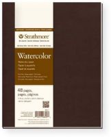 Strathmore 483-7 Soft Cover 400 Series Watercolor Journal; Size 7.75" x 9.75"; Intermediate grade watercolor paper has a strong surface that is ideal for watercolor, gouache, and acrylic; The natural white color and traditional cold press surface allows for fine and even washes, as well as lifting and scraping applications; UPC 012017483073 (483-7 ST483-7 JOURNAL-483-7 COVER-483-7 STRATHMORE483-7 STRATHMORE-483-7) 