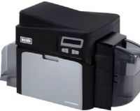 Fargo 48300 Model DTC4000 Dual-Sided USB Card Printer, Resolution 300 dpi (11.8 dots/mm) continuous tone, Up to 16.7 million/256 shades per pixel Colors, 7 seconds per card (K) Print Speed, 32 MB RAM Memory, Up to 100 cards (.030&#733;/.762 mm) Input Hopper Card Capacity, Dye-Sublimation/Resin Thermal Transfer Print Method, UPC 754563483007 (48-300 483-00 DTC-4000 DTC 4000) 