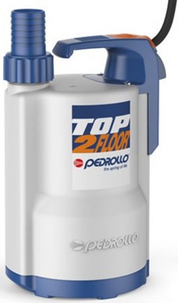Pedrollo 48TOPF12U1 model TOP2-FLOOR De-Watering / Drainage Pump - series TOP, Pumps down to 1/8
