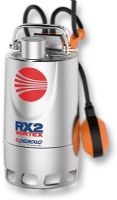 Pedrollo 48TXP12U1A5P RX-Vortex, All Stainless Steel Submersible Sump Pump, 1/2 HP, Model RXm-2; Rust and corrosion resistant stainless steel body and components; Suction down to 3/5'' from the ground level; The design of the pump garantees complete cooling of the motor extending its usefull life; UPC PEDROLLO48TXP12U1A5P (PEDROLLO48TXP12U1A5P PEDROLLO 48TXP12U1A5P RX-VORTEX RXM-2 RX-2) 