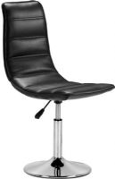 Zuo Modern 490010 Hydro Leisure Chair in Black, Contemporary / Modern Style, Leatherette / Steel Product Material, Hydro Product Collection, 18.5 inch-20.5 inch Seat Height , 15.5 inch Seat Depth, Comfy sling shape and plush seat, Offers the best in comfort and style, Adjsutable height, Fully wrapped in a washable leatherette, Black Product Finish (490010 490-010 490 010) 