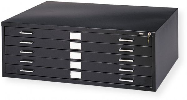 Safco 4994 Five Drawer Steel Flat File for 24