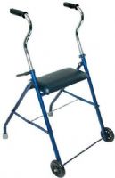 Duro-Med 500-1053-2100 S Walker with Wheels and Seat, Royal Blue (50010532100 S 500 1053 2100 S 50010532100 500 1053 2100 500-1053-2100) 