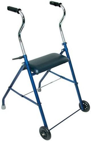 Duro-Med 500-1053-2100 S Walker with Wheels and Seat, Royal Blue (50010532100 S 500 1053 2100 S 50010532100 500 1053 2100 500-1053-2100)