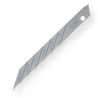 Olfa 5007 Graphic and Art 9mm Blades; 7 segment, 9mm snap off blade for art, graphic, and presentation materials; Exact 30 degree angled edge for superior cutting strength through thick materials; These blades easily cut cardboard, plastic, foam board, Gator board, mat board, and more; UPC 091511600162 (OR-A1160B 5007 BLADES-5007 BLADES5007 OLFA5007 OLFA-5007) 