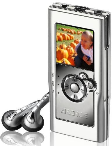 Archos 500890 ARCHOS 104 Digital Music Player, Metallic Gray, Hard Drive 6GB to store up to 3,000 songs 60,000 photos, 1.5