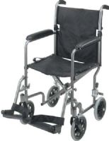 Mabis 501-1052-4100 19” Ultra Lightweight Aluminum Transport Chair, Titanium, Duro-Med’s lightweight, durable transport chairs are designed with safety and convenience in mind., Quick release fold-down back, Removable swing-away leg riggings, Dual “push-to-lock” wheel brakes, Padded upholstered nylon seats with backs, Adjustable seat belts, Padded fixed armrests, Weight capacity: 250 lbs, Latex Free (501-1052-4100 50110524100 5011052-4100 501-10524100 501 1052 4100) 