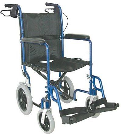 Duro-Med 501-1051-2178 S Lightweight Transport Chair with 12