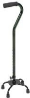 Mabis 502-1333-9912 Small Base Quad Cane, Green Ice, Quad canes are lightweight and offer maximum support while walking, Comfortable, soft foam handgrip and 4 slip-resistant rubber tips, 3/4" aluminum tubing with steel base, Height easily adjusts from 29" - 38" in 1" increments, Handle can be easily reversed for left or right hand use, Cane Weight: 2-1/2 lbs (502-1333-9912 50213339912 5021333-9912 502-13339912 502 1333 9912) 