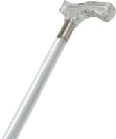 Mabis 502-1342-5500 Derby-Top Acrylic Cane, Constructed of strong acrylic for long-lasting durability, Attractive clear style, Derby-top handle, Slip-resistant rubber tips, Derby handle style, Acrylic tubing, Slip-resistant rubber tip, Weight capacity: 150 lbs. (502-1342-5500 50213425500 5021342-5500 502-13425500 502 1342 5500) 