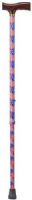 Mabis 502-1351-9907 Lightweight Adjustable Designer Cane, Derby Top, Patriotic, Attractive designer patterns and colors offer style and flair to an otherwise conservative look for both men and women, Constructed of strong, yet lightweight anodized 7/8" aluminum tubing with slip-resistant rubber tip, Derby-top wood handle, Features a positive locking ring for added safety and security, Available in eight fashionable patterns (502-1351-9907 50213519907 5021351-9907 502-13519907 502 1351 9907) 