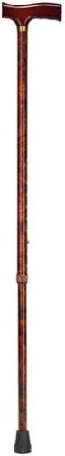 Mabis 502-1351-9914 Lightweight Adjustable Designer Cane, Derby Top, Copper Swirl, Attractive designer patterns and colors offer style and flair to an otherwise conservative look for both men and women, Constructed of strong, yet lightweight anodized 7/8