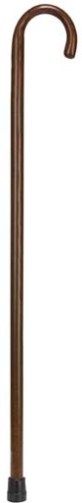 Mabis 502-1354-6100 Mens Traditional Wood Cane, 1, Walnut, Strong, stained and sealed traditional walnut wood cane, Traditional 1
