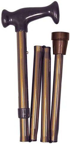 Duro-Med 502-1316-5400 Adjustable Folding Cane with Carrying Case, Bronze (50213165400S 502-1316-5400S 50213165400 502-1316-5400 502 1316 5400)