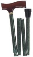 Duro-Med 502-1325-9912 S Adjustable Folding Fancy Cane, Green Ice (50213259912S 502-1325-9912S 50213259912 502-1325-9912 502 1325 9912) 
