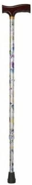 Duro-Med 502-1351-9908 S Aluminum Adjustable Cane With Derby-Top Handle, Adjustable height from 31
