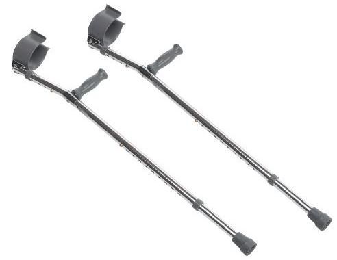 Duro-Med 502-1401-0001 S Standard Forearm Crutches, Gray (50214010001S 502 1401 0001 S 50214010001 502 1401 0001 502-1401-0001)