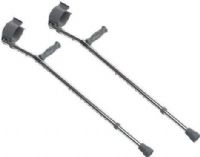 Duro-Med 502-1401-0006 S Tall Front-Opening Forearm Crutches, Gray (50214010006S 502 1401 0006 S 502-1401-0006 50214010006) 