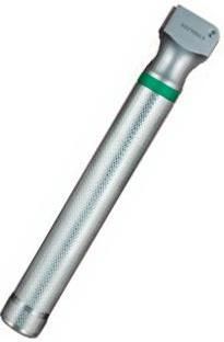 SunMed 5-0236-10 GREENLINE Laryngoscope Handle For Fiber Optic Blade, Penlite Chrome Plated Brass, 160 mm, 2 AA Battery (5023610 5 0236 10)