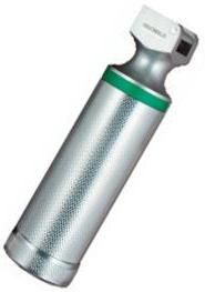 SunMed 5-0236-11 GREENLINE Laryngoscope Handle For Fiber Optic Blade, Stubby Chrome Plated Brass, 125 mm, 2 AA Battery (5023611 5 0236 11)