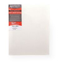 Fredrix 50454 Artist Series-Red Label 16 x 16 Stretched Canvas; Features superior quality, medium textured, duck canvas; Canvas is double-primed with acid-free acrylic gesso for use with oil or acrylic painting; It is stapled onto the back of standard stretcher bars (11/16" x 1 9/16"); Paint on all four edges and hang it with or without a frame; UPC 081702504546 (FREDRIX50454 FREDRIX-50454 ARTIST-SERIES-RED-LABEL-50454 ARTWORK) 