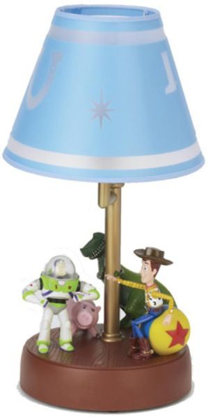 Telemania 508378 TOY_STORY_LAMP, Talking Toy Story Lamp, Buzz and Woody talk and move with ON/OFF and demo button, Sound ON/OFF feature (508 378  508-378 TOYSTORYLAMP TOY STORY LAMP)