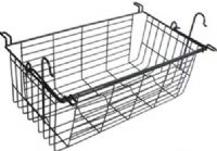 Mabis 509-1107-0200 Carry-All Basket; for 1049, 1011 Series Rollators, This convenient wire basket is great for shopping or carrying personal belongings, Size: 14" x 7-1/2" x 6", Fits Mabis 501-1049 Series, 501-1011 Rollators (509-1107-0200 50911070200 5091107-0200 509-11070200 509 1107 0200) 
