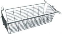 Mabis 509-3207-0200 Extra-Wide Carry-All Basket, for 1032 Series Rollators, This convenient extra-wide wire basket is great for shopping or carrying personal belongings, Size: 20" x 8-3/4" (509-3207-0200 50932070200 5093207-0200 509-32070200 509 3207 0200) 