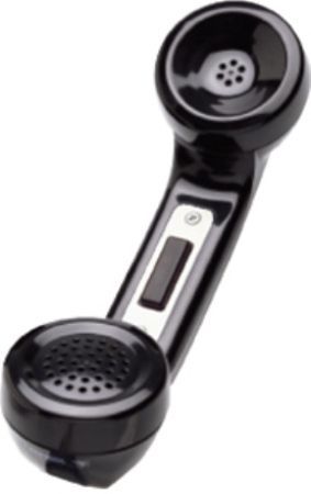 Clarity 50966.001 Model PTS-K-6M-NC-2-00 Walker Push-To-Signal Unamplified Telephone Handset, Black, Allows the user to initiate special phone functions such as switching to a two-way radio, 6 Conductor, Modular Handset with Noise-canceling, Designed for the user who requires private conversation, UPC 017229039865 (50966001 50966-001 50966 001 PTSK6MNC200 PTS-K-6M-NC-2)