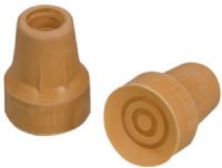 Mabis 512-1431-9502 Replacement Crutch Tips, Large, #50, 1 Pair, Worn tips should be replaced for added safety and stability of the user, Reinforced with metal inserts, Shock absorbing, Suitable for aluminum or wooden crutches, Size #50, 3/4" x 2-7/8", Includes metal inserts, Contains latex ,Full-color retail packaging (512-1431-9502 51214319502 5121431-9502 512-14319502 512 1431 9502) 