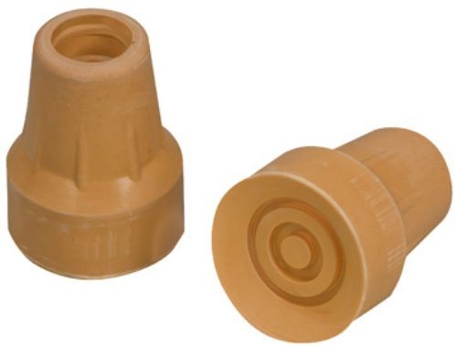 Mabis 512-1431-9502 Replacement Crutch Tips, Large, #50, 1 Pair, Worn tips should be replaced for added safety and stability of the user, Reinforced with metal inserts, Shock absorbing, Suitable for aluminum or wooden crutches, Size #50, 3/4