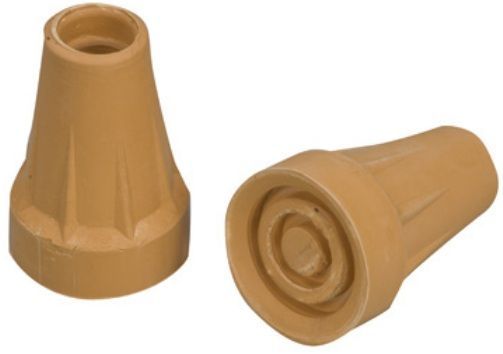 Mabis 512-1432-9824 Replacement Crutch Tips, Jumbo, #50, 12 Pair, Worn tips should be replaced for added safety and stability of the user, Reinforced with metal inserts, Shock absorbing, Suitable for aluminum or wooden crutches, Size #40, 3/4