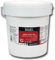 Liquitex 5123 Gloss Heavy Gel Medium 1 Gallon; Extra heavy body medium; Dries to a transparent or translucent gloss finish; Mix with acrylic paint to increase body, density, viscosity, and to attain oil paint like consistency with brush or palette knife marks; Extends paint while increasing brilliance and transparency; UPC 094376931280 (LIQUITEX5123 LIQUITEX 5123 LIQUITEX-5123) 