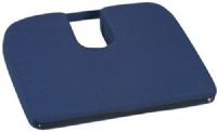Mabis 513-7939-2400 Sloping Coccyx Cushion, Navy, 3" U-shaped opening provides pressure relief for the coccyx/tailbone area to help relieve lower back pain, Constructed of highly resilient polyurethane foam for maximum comfort and durability (513-7939-2400 51379392400 5137939-2400 513-79392400 513 7939 2400) 