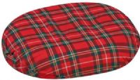 Mabis 513-8014-9910 14” 14” Contoured Foam Ring, Plaid, One-piece, puncture-resistant contoured foam provides support when sitting for an extended period of time (513-8014-9910 51380149910 5138014-9910 513-80149910 513 8014 9910) 